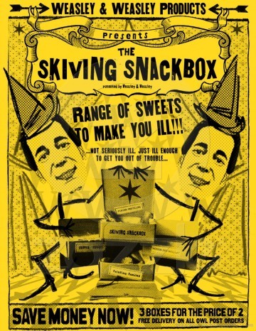 Skiving Snackboxes- a Weasley Wizard Wheezes Product