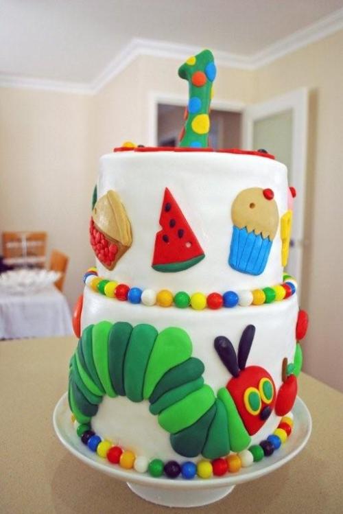 Very Hungry Caterpillar Cake. The most amazing Very Hungry