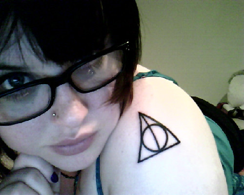 Harry Potter means a great deal to me so I got this tattoo.