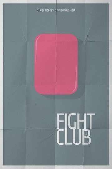 brad pitt fight club poster. Fight Club by Pedro Vidotto