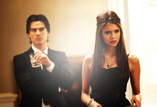 The Vampire Diaries, Katherine Pierce, Damon Salvatore, 2x07 Masquerade,