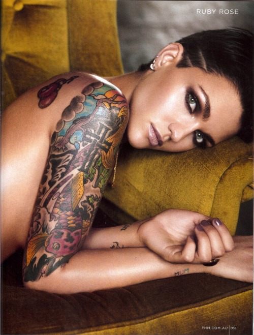 ruby rose 2011. Ruby Rose feature interview, FHM Jan 2011, Australia (my scan) My fave