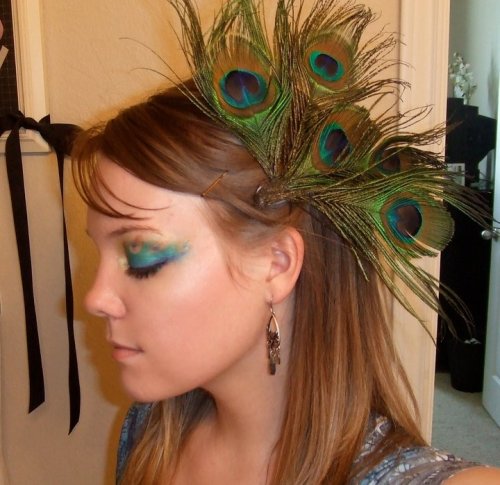 peacock inspired makeup. by pretty peacock things!