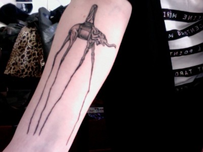 (It's the Salvador Dali elephant for those of you who don't know!)