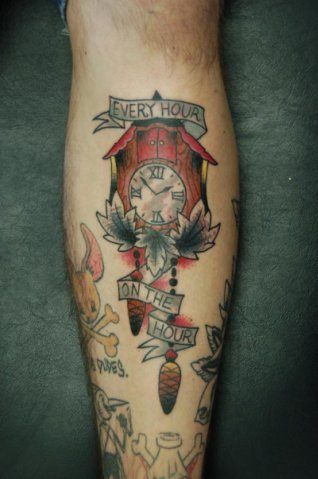  uckoo clock tattoo Posted Fri December 24th 2010 at 639pm
