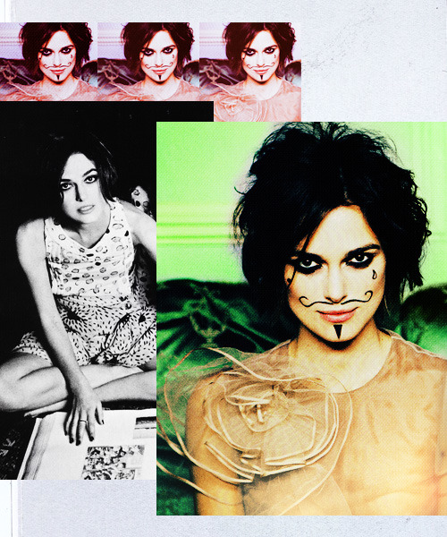 Keira Knightley in Vogue Italia. Images used from ontd (scanned by 