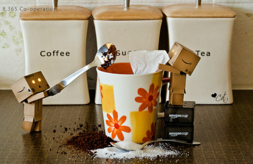 Tagged Cute Sugar Coffee Spoon Cup Mug Drink Danbo Box Robot Box Robot 