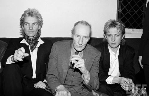 Sting William Burroughs and Andy Summers