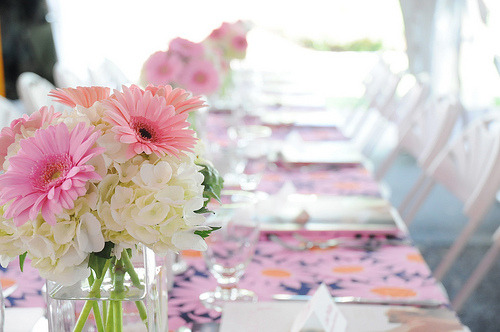  Wedding flowers wedding table decoration centerpiece table setting 