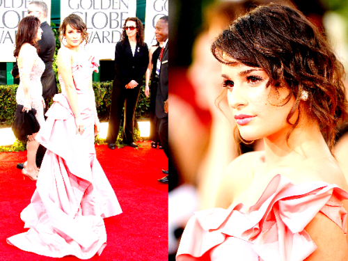 Golden Globes Lea Michele Dress. 2011 Golden Globes | Lea
