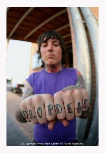 drop dead tattoo. #drop dead tattoo #tattoo