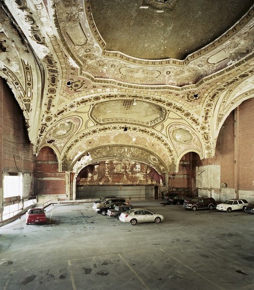 fime:The 1929 Michigan Theater in Detroit is now a parking lot 
Sad.