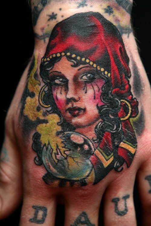 Gypsy tattoo by Uncle Allan Source justgoodtattoos 