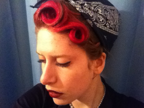 rockabilly hair with bandana. Iamp;#8217;ve got short hair so