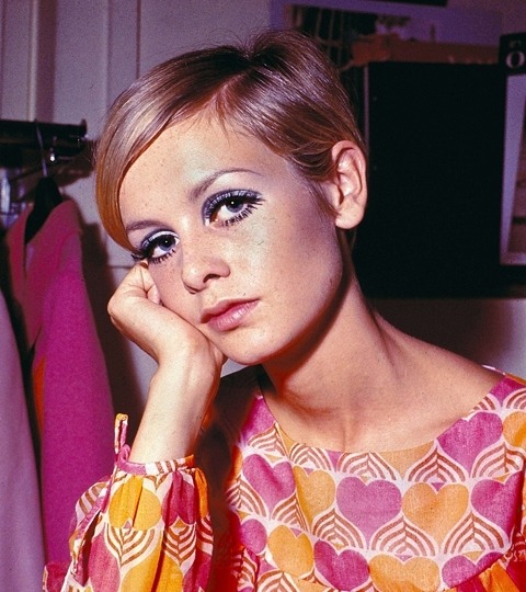 1960s mod makeup. Tagged: twiggy, model, 1960s,