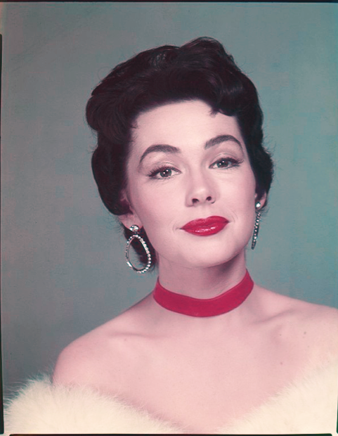 tagged as barbara rush 50's makeup vintage classic actress