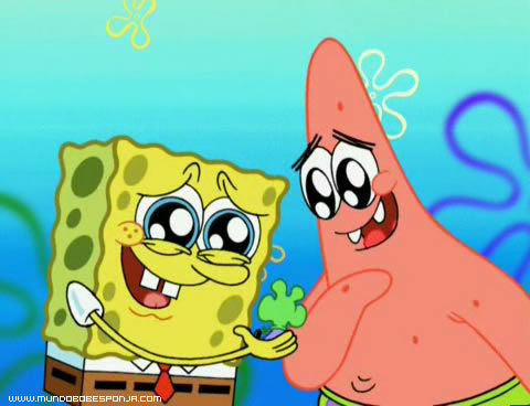 lorlove:

Bob esponja: Patrick se você morrer antes de mim, você promete, que onde você estiver, você vai perguntar se pode levar um amigo contigo?
