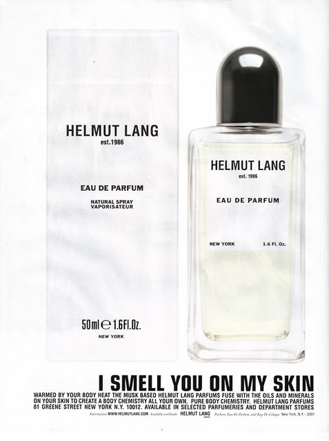 thedoppelganger:  Helmut Lang eau de parfum, 1986