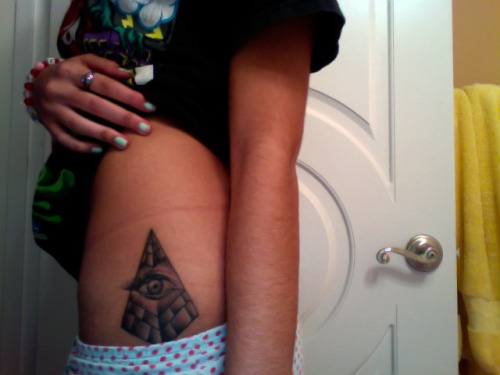all seeing eye tattoo. My first tattoo. All-Seeing