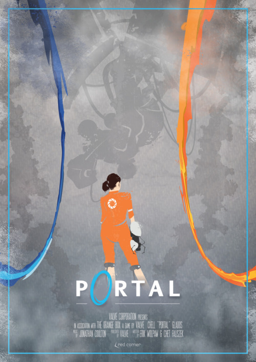 game movie poster. PORTAL - Game/Movie poster