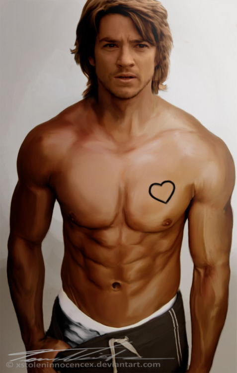 Another drawing of Craig Horner that i made I want to make something sweet