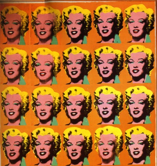 Image of Andy Warhol's Marilyn Diptych, 1962 (Tate Gallery, London).