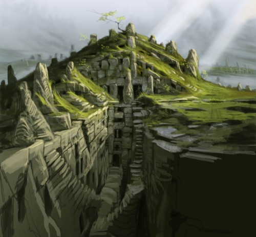 Elder Scrolls V: Skyrim. New Environment Landscape Concept Art.