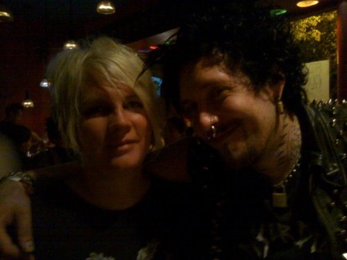 penelope houston, and i @ the avengers gig in rochester, ny (2010)