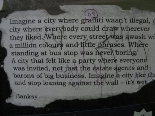 quotes about art. banksy quotes on art. art