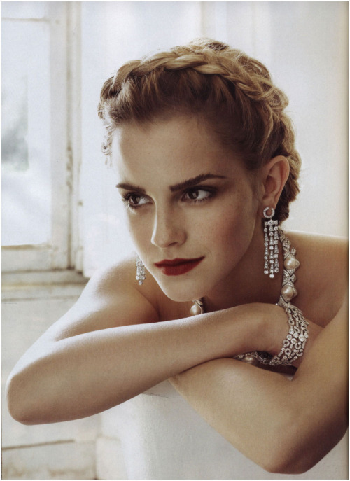 Emma Watson, for Italian Vogue