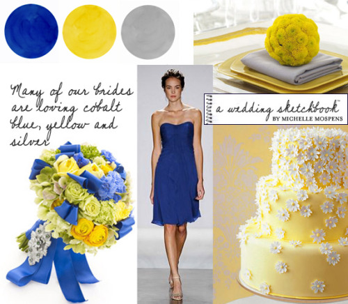 tagged as wedding inspiration board blue yellow grey