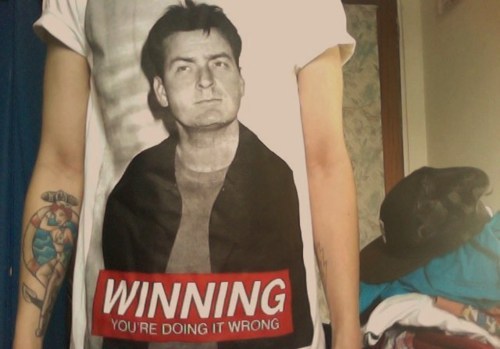 charlie sheen winning t shirt. #Charlie #Sheen #WINNING #T-
