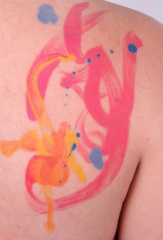 Amanda Wachob abstract tattoos