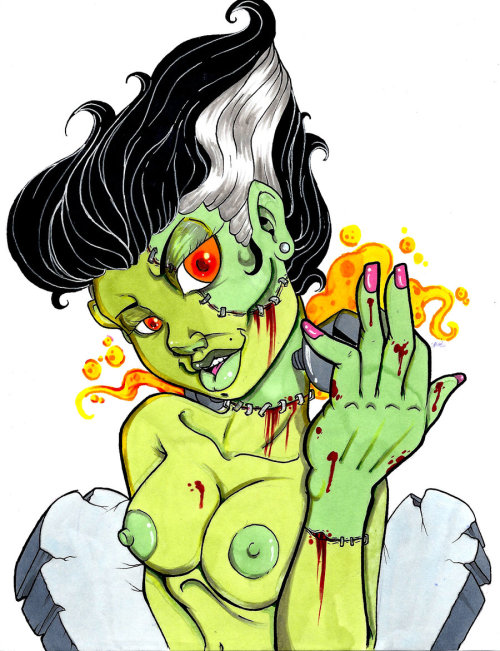 Tagged zombie pin up 
