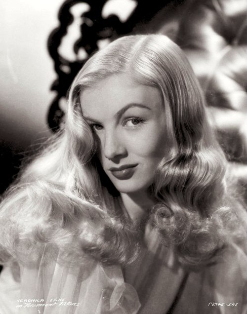 tagged as Veronica Lake glam glamour vintage classic actress movie 
