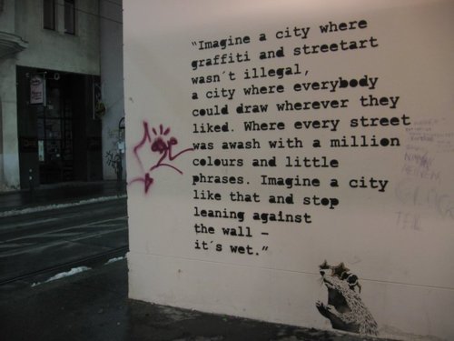 Tagged Art Banksy Obey Graffiti Quote