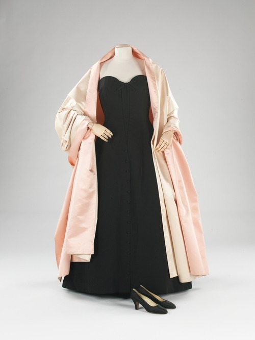 Christian Dior evening ensemble ca. 1954 via The Costume Institute of the Metropolitan Museum of Art