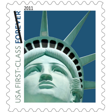 statue of liberty stamp 2011. Statue Of Liberty On Stamp