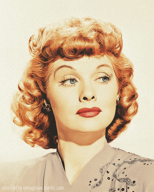 Lucille Ball What lovely colourization actually looks like an old colour 