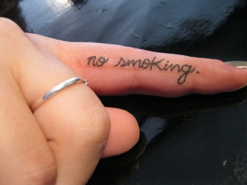 Would like a finger tattoo