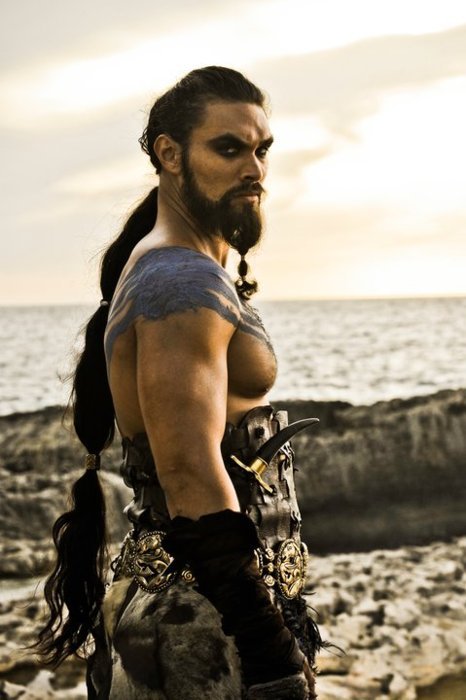 Jason Momoa as Khal Drogo Game of Thrones I would tap this mighty ass