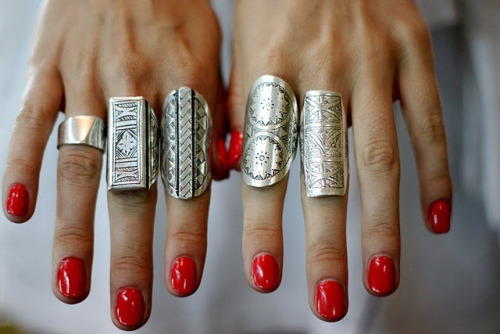 Ring envy. I would take them all. 