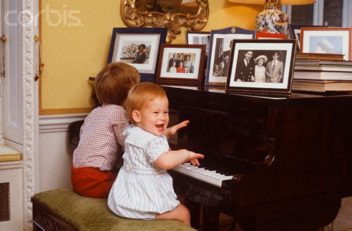 young prince harry and william. young Prince Harry and Prince