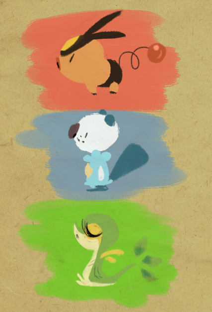 generation 5 pokemon starters. Apr. #39;11. I felt like drawing