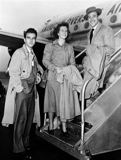 Montgomery Clift and Gene Kelly with Betsy Blair Kelly 8217s then