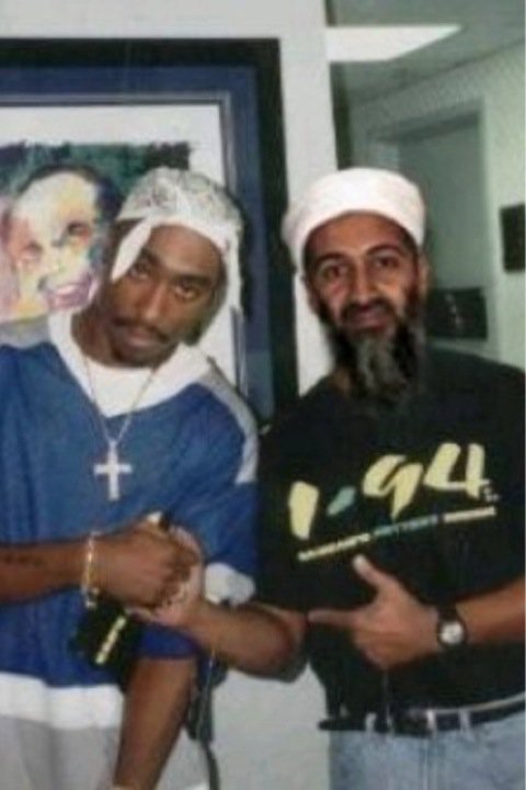 bin laden lol. #Osama in laden. #Tupac