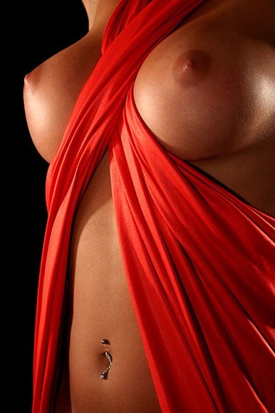tan perky breasts