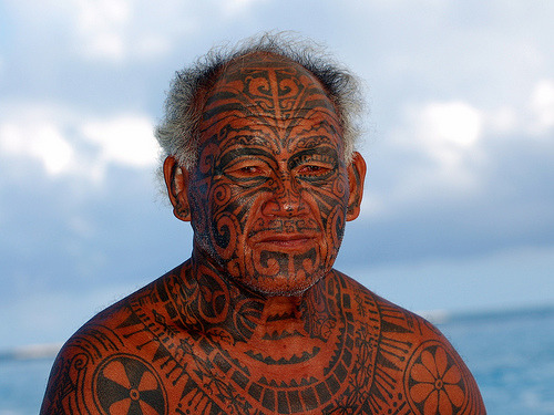 Tribal Tattoos New Zealand. new zealand, facial tattoo