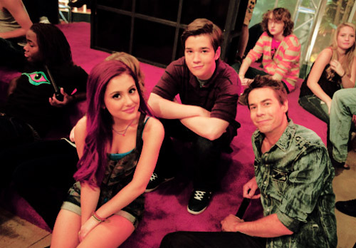 tagged ariana grande nathan kress victorious icarly crossover