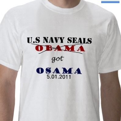 obama bin laden shirt. More celebratory in Laden